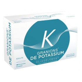 Ea granions de potassium 30...