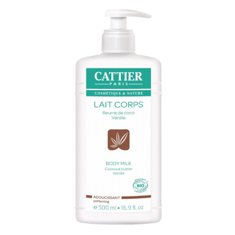 CATTIER - Lait corps adoucissant coco-vanille, 500 ml CATTIER - Lait corps adoucissant coco-vanille, 500 ml