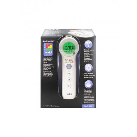 Braun Thermomètre sans Contact + Contact BNT 400 - 33739 