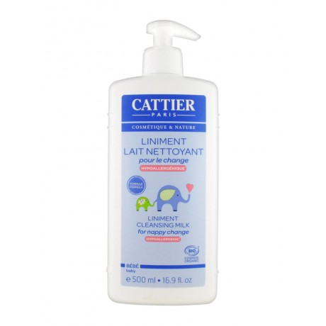 Cattier Bébé Liniment Lait Nettoyant pour le Change Hypoallergénique 500 ml Cattier Bébé Liniment Lait Nettoyant pour le Change Hypoallergénique 500 ml