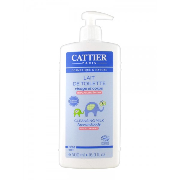 Cattier Bebe Lait De Toilette Hypoallergenique 500 Ml Pharmammouth