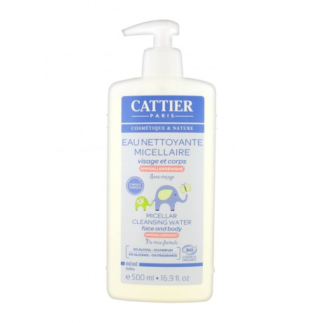 Cattier Bebe Eau Nettoyante Micellaire Hypoallergenique 500 Ml Pharmammouth
