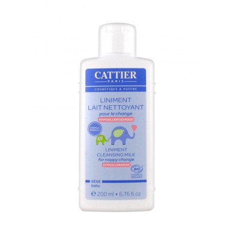 Cattier Bébé Liniment Lait Nettoyant pour le Change Hypoallergénique 200 ml Cattier Bébé Liniment Lait Nettoyant pour le Change Hypoallergénique 200 ml