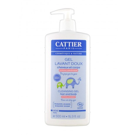 Cattier Bebe Gel Lavant Doux Hypoallergenique 500 Ml Pharmammouth