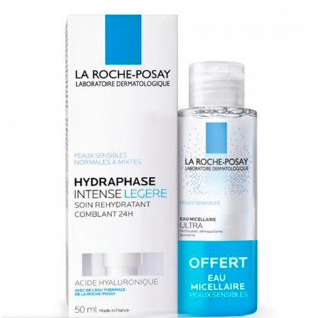 La Roche Posay Hydraphase Intense Legere 50ml Eau Micellaire 50ml