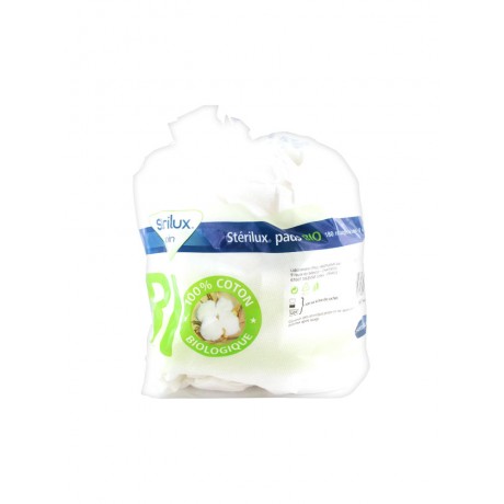 Hartmann Stérilux Soin 180 Rectangles de Coton Bio 8 x 10 cm Hartmann Stérilux Soin 180 Rectangles de Coton Bio 8 x 10 cm