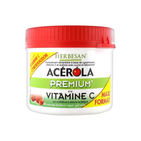 Herbesan Acérola Premium 90 Comprimés Herbesan Acérola Premium 90 Comprimés