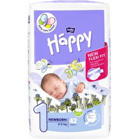 Happy Couche Bebe T1 2 5kg Paquet De 42 Pharmammouth