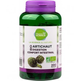 PHARMASCIENCE Artichaut Digestion & Confort Intestinal Bio - 200 gélules