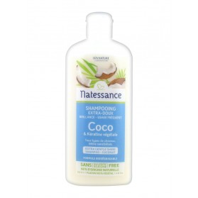 Natessance Shampoing Coco et Kératine Végétale 250 ml