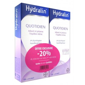 Hydralin Quotidien Lot de 2 x 200 ml