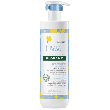 Klorane Bébé Lait de Toilette sans Rinçage 750 ml Klorane Bébé Lait de Toilette sans Rinçage 750 ml