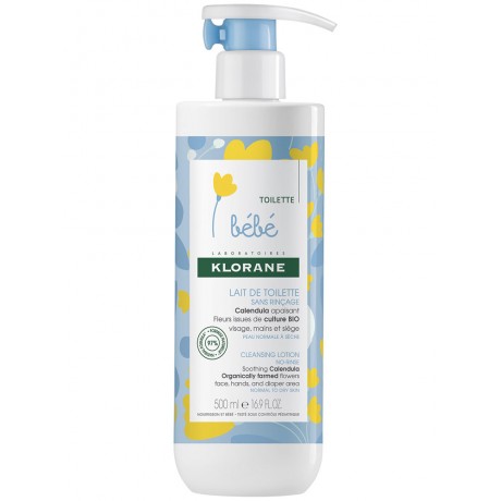 Klorane Bébé Lait de Toilette sans Rinçage 500 ml Klorane Bébé Lait de Toilette sans Rinçage 500 ml
