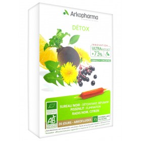 Arkopharma Arkofluides Détox 20 Ampoules