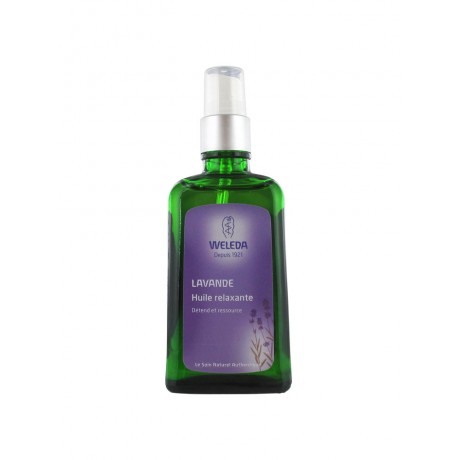 Weleda Huile Relaxante à la Lavande avec Pompe 100 ml Weleda Huile Relaxante à la Lavande avec Pompe 100 ml