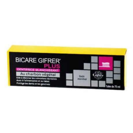 Gifrer Bicare Plus Dentifrice au Charbon 75ml Gifrer Bicare Plus Dentifrice au Charbon 75ml