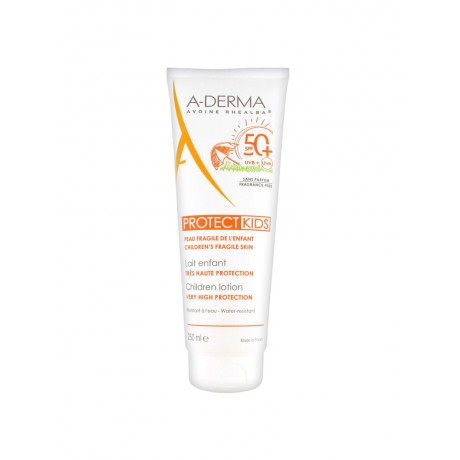 A-derma Protect Kids Lait Enfant Très Haute Protection SPF 50+ 250 ml A-derma Protect Kids Lait Enfant Très Haute Protection SPF 50+ 250 ml