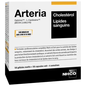 NHCO - Arteria, 56 Gélules Matin + 56 Capsules Soir