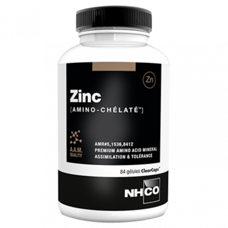 NHCO - Zinc Amino-Chélaté, 84 gélules végétales NHCO - Zinc Amino-Chélaté, 84 gélules végétales