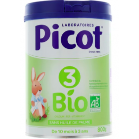 Picot 3 lait 3ème âge Bio 800 g