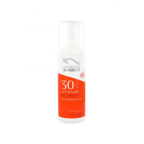 Laboratoires de Biarritz Alga Maris Lait Solaire Visage et Corps SPF 30 Bio 100 ml