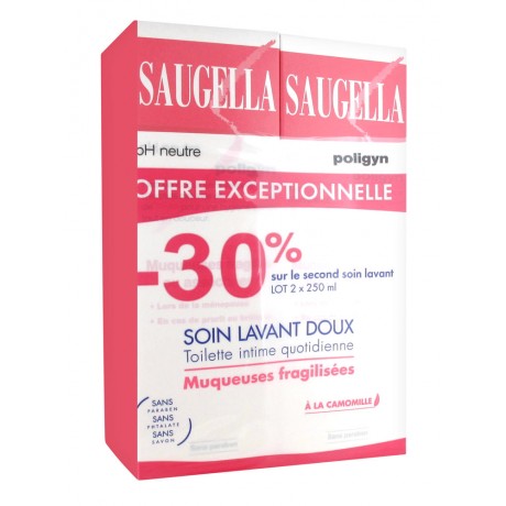 Saugella Poligyn Lot de 2 x 250 ml Saugella Poligyn Lot de 2 x 250 ml