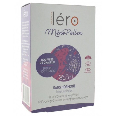 LERO Ménopollen 60 capsules LERO Ménopollen 60 capsules
