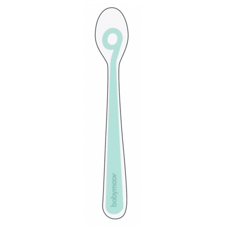 BABYMOOV CUILLÈRE 1ER ÂGE SILISONE BABY SPOONS AZUR