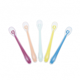 BABYMOOV LOT DE 5 CUILLERES 1ER AGE SILICONE