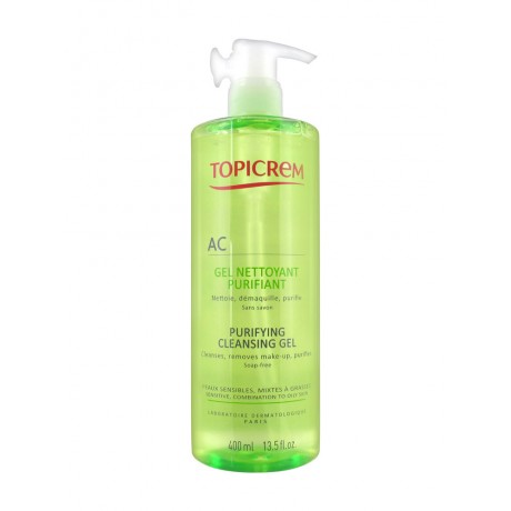 Topicrem AC Gel Nettoyant Purifiant 400 ml Topicrem AC Gel Nettoyant Purifiant 400 ml