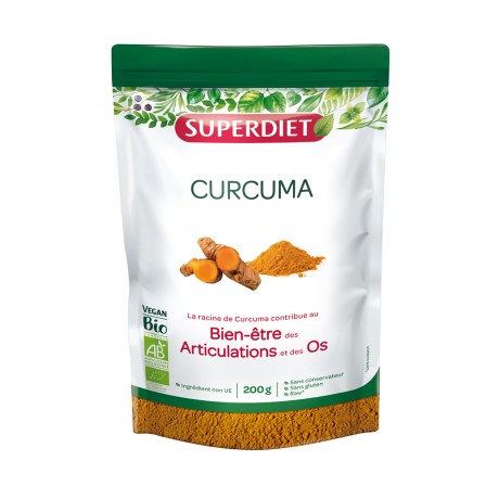 SUPERDIET Curcuma Bio 200 g SUPERDIET Curcuma Bio 200 g