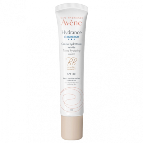 AVENE HYDRANCE Crème Hydratante Teintée Riche BB Lumière SPF 30, 40ml AVENE HYDRANCE Crème Hydratante Teintée Riche BB Lumière SPF 30, 40ml