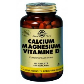 Solgar Calcium Magnésium Vitamine D 150 comprimés