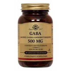 Solgar GABA 500mg 50 gélules végétales