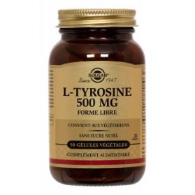 Solgar L-Tyrosine 500mg 50 gélules végétales