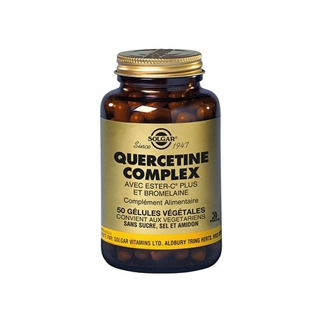 Solgar Quercétine Complexe 50 gélules végétales Solgar Quercétine Complexe 50 gélules végétales