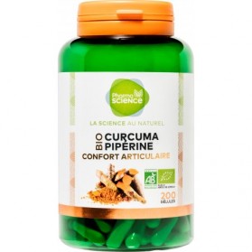 PHARMASCIENCE BIO CURCUMA PIPERINE 200 gélules