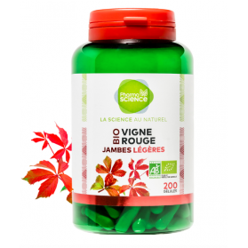 PHARMASCIENCE VIGNE ROUGE 200 gélules