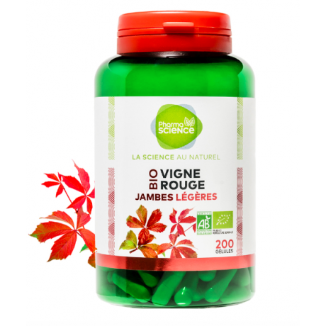 PHARMASCIENCE VIGNE ROUGE 200 gélules PHARMASCIENCE VIGNE ROUGE 200 gélules
