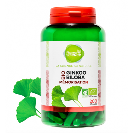 PHARMASCIENCE GINKGO BILOBA 200 gélules PHARMASCIENCE GINKGO BILOBA 200 gélules