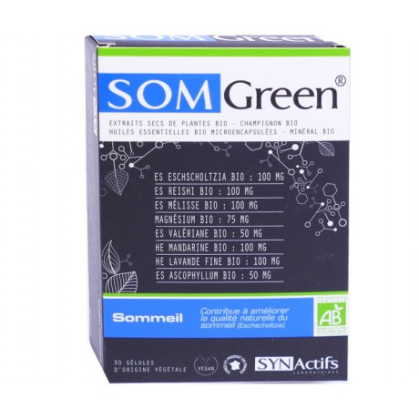 ARAGAN SYNACTIFS SOMGREEN SOMMEIL 30 GELULESSYNACTIFS ARAGAN SYNACTIFS SOMGREEN SOMMEIL 30 GELULESSYNACTIFS