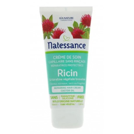 Natessance Crème de soin capillaire Ricin 100 ml