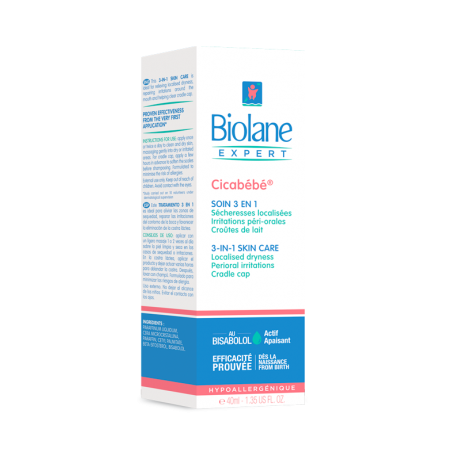 Biolane Expert Cicabebe Creme Soins 3en1 40ml 395
