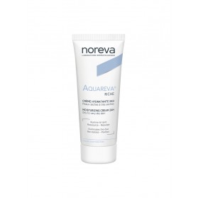 Noreva Aquareva Crème Hydratante 24H Texture Riche 40 ml