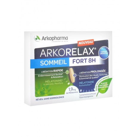 Arkopharma Arkorelax Sommeil Fort 8H 15 Comprimés Arkopharma Arkorelax Sommeil Fort 8H 15 Comprimés