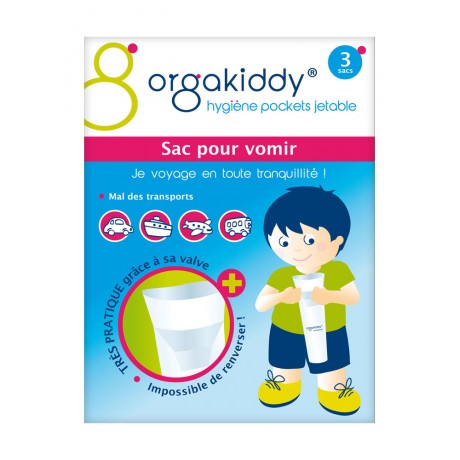 Orgakiddy Sac pour Vomir 3 Sacs Orgakiddy Sac pour Vomir 3 Sacs