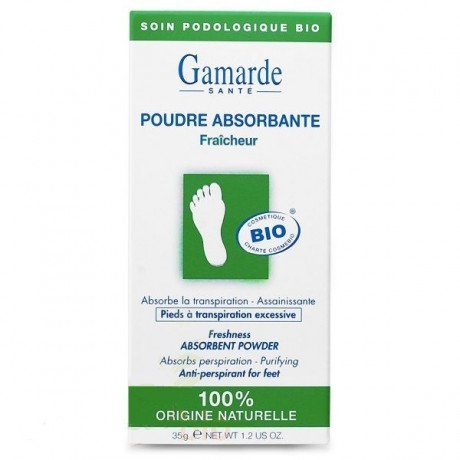 Gamarde Poudre Absorbante Fraicheur Pieds 35g Gamarde Poudre Absorbante Fraicheur Pieds 35g