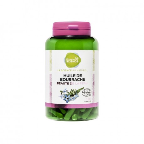 PHARMASCIENCE BOURRACHE ONAGRE 120 CAPSULES PHARMASCIENCE BOURRACHE ONAGRE 120 CAPSULES