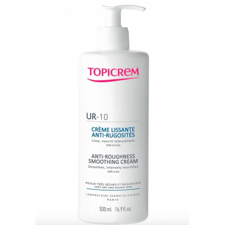 TOPICREM UR-10 CREME CORPS LISSANTE ANTI RUGOSITES PEAUX TRES SECHES 500ML