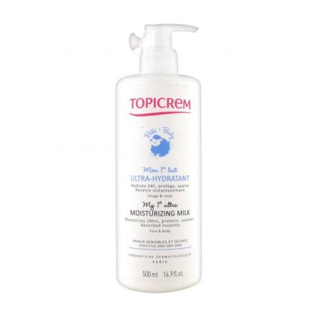 Topicrem Bébé Mon 1er Lait Ultra-Hydratant 500 ml Topicrem Bébé Mon 1er Lait Ultra-Hydratant 500 ml